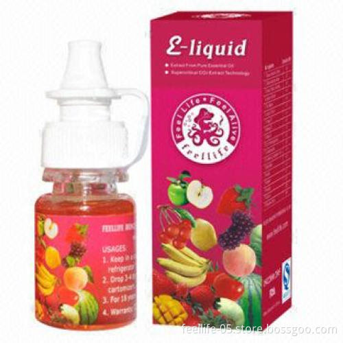 Feellife Refill E-liquid, Child Safety Bottles, Customized Flavors, OEM Label Design